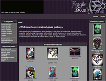 Tablet Screenshot of fragile-beauty.com